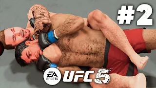 EA Sports UFC 5 Career Mode Gameplay Walkthrough Part 2 - BRUTAL SUBMISSION