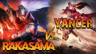 RAKASAMA VS YANCER | GODS OF YASUO 1v1 MONTAGE