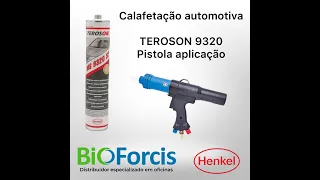 Calafetação com Pistola Multipress e Teroson 9320 MS