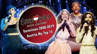 Austria In Eurovision: Top 15 Songs (2000-2019)