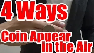 coin tricks tutorial/4 Ways to Make a Coin Appear in the Air/UHM