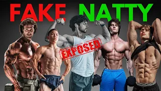 Fake Natty Bodybuilders 2024 Exposed 😱 | India se bhi koi hai 😱 #bodybuilding #fakenatty #nattyornot