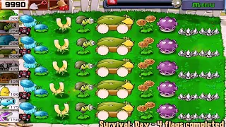 Upgrade Plants vs All Zombies | Plants vs Zombies Survival Day