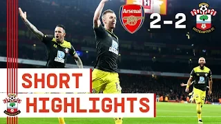 90-SECOND HIGHLIGHTS: Arsenal 2-2 Southampton | Premier League