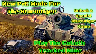 Imminent Breakthrough - New Sturmtiger PvE Mode With Goliath Tracked Mine - Details [War Thunder]