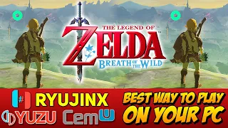 [2023] RYUJINX Vs CEMU Vs YUZU - Best emulator to play ZELDA BREATH OF THE WILD in PC?  Perf. Test