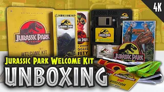 Jurassic Park Limited Amber Edition Welcome Kit - 4K Unboxing & Review / collectjurassic.com