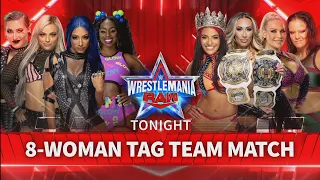 Sasha Banks, Naomi, Ripley & Morgan Vs Zelina, Carmella, Natalya & Baszler -Raw 28/03/2022 (Español)