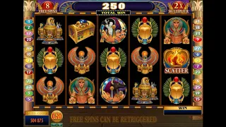 Throne of Egypt free spins and BIG WIN