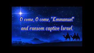 O come, O come Emmanuel | lyric | advent | traditional Christian Hymn | Evening Choir