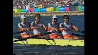 2004 Athens Olympics Rowing mens lwt 4- Semi-final 2