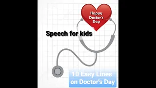 10 lines on community helpers (doctor), Best speech on Doctors, doctor's day speech #kavyatharv