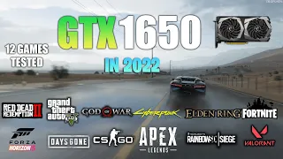 GTX 1650 : Test in 12 Games in 2022 - GTX 1650 Gaming Test