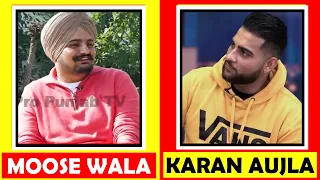 SIDHU MOOSE WALA And KARAN AUJLA Praising Each Other