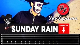 【FOO FIGHTERS】[ Sunday Rain ] cover by Masuka | LESSON | GUITAR TAB