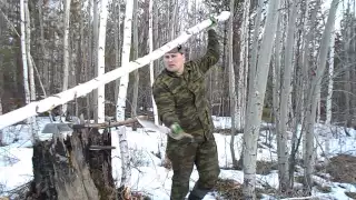 Лесной тесак, сравнение с топором и батыйа