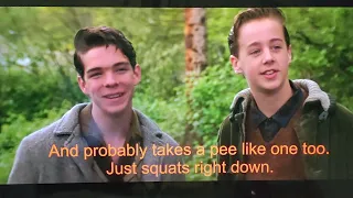 Leonardo Dicaprio spits again many times while he was a kid.