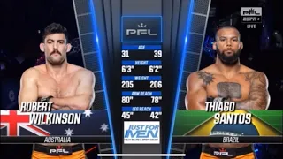 Robert Wilkinson vs Thiago Santos Pfl 1 2023!