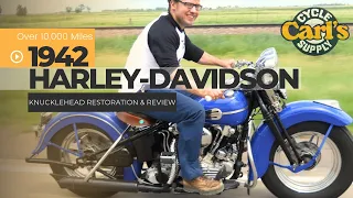 ⚡️ 1942 Harley-Davidson Knucklehead History & Restoration Review!!!