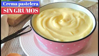 CREMA PASTELERA FACIL y SIN GRUMOS para rellenar tartas