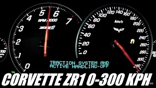 Chevrolet Corvette ZR1 Top Speed 0-330 km/h (0-205 MPH)