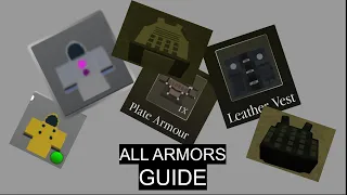 All Armors Guide - Da Backrooms | Roblox (Suggestion)