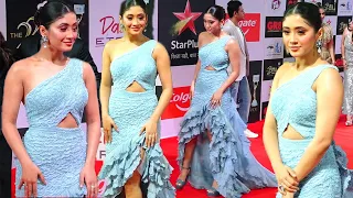 Mohsin Khan EX-GF Shivangi Joshi L00KS So Gorgeous In Open Gown As She Arrives @ 22nd ITA Awards2022