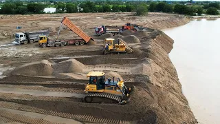 Large Capacity Sand Filling Up Satisfying Operator Bulldozer Wheel Loader Cut off Leveling Sand