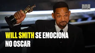 Will Smith faz discurso emocionante após vencer 1º Oscar da carreira