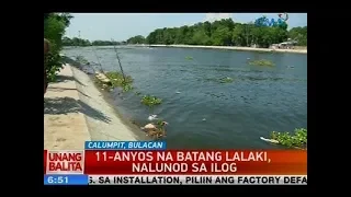 UB: 11-anyos na batang lalaki, nalunod sa ilog