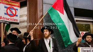 Israeli & Palestinian Protest in New York City | October 9th, 2023