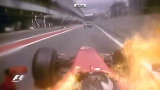 F1 2009 Onboard Crashes Part 3