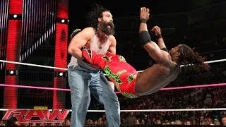 The Miz and Kofi Kingston vs. The Wyatt Family: Raw, Oct. 21, 2013