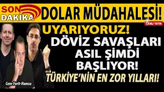 SON DAKİKA DOLAR MÜDAHALESİ! DÖVİZ KURLARINDA SERT DÜŞÜŞ! ŞİRKETLERE KREDİ YASAĞI! ŞİMDİ NE OLACAK?