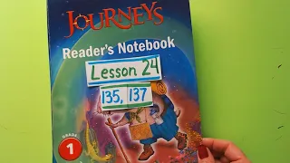 Journeys Grade 1 Lesson 24 Readers Notebook 135, 137 11