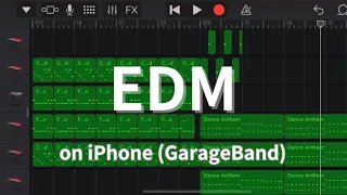 【DTM】iPhoneのみでEDMを作曲してみた！【GarageBand】