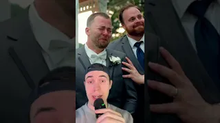He Is Getting Hate For Crying At His Own Wedding…