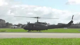 RNZAF UH-1H HUEY 2 SHIP START UP & TAKE OFF