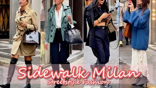 A sad sky Autumn l Stylish Rainy Day Outfit During Fall Season |Streetstyle Fashion Milan