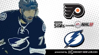 Flyers vs Lightning (NHL 17 Hockey Sims)