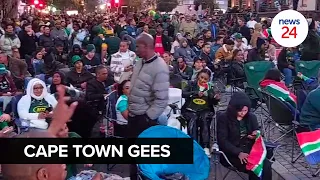 WATCH | Capetonians gather in their numbers to back the Boks