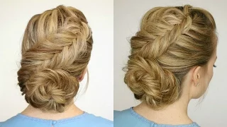 Dutch Fishtail Low Bun | Missy Sue