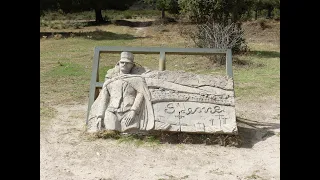 sad hill. Le cimetière de la scène finale du film ''le bon, la brute et le truand.''