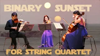Binary Sunset (The Force Theme) for String Quartet