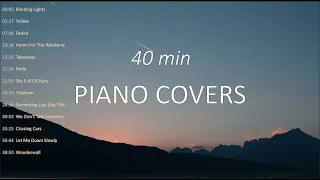 Relaxing Piano Covers | 40 min