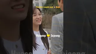 Hyoseop's smooth move🙊😍🌻 holding Sejeong's hand #abusinessproposal #ahnhyoseop #kimsejeong