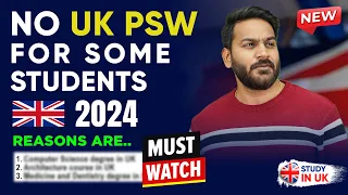 Students Are Not Getting PSW Visa: Big Reasons | International Students | Study in UK 2024