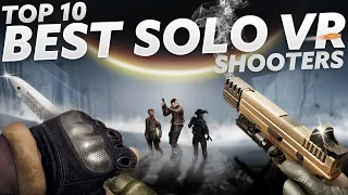 Top 10 BEST VR SOLO FPS SHOOTERS Games 2024!  Meta Quest 3, PSVR 2 & PCVR