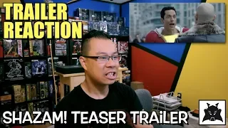 TRAILER REACTION - Shazam! Official Teaser by Alex Yu