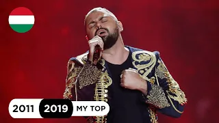 🇭🇺 Hungary In Eurovision (2011-2019) | My Top